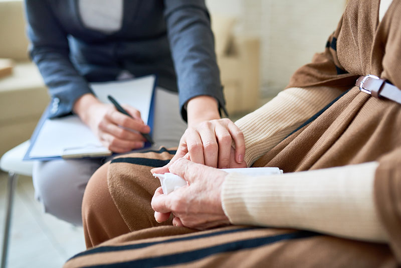 comforting hands photo